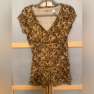 Stamp 10 short sleeve top